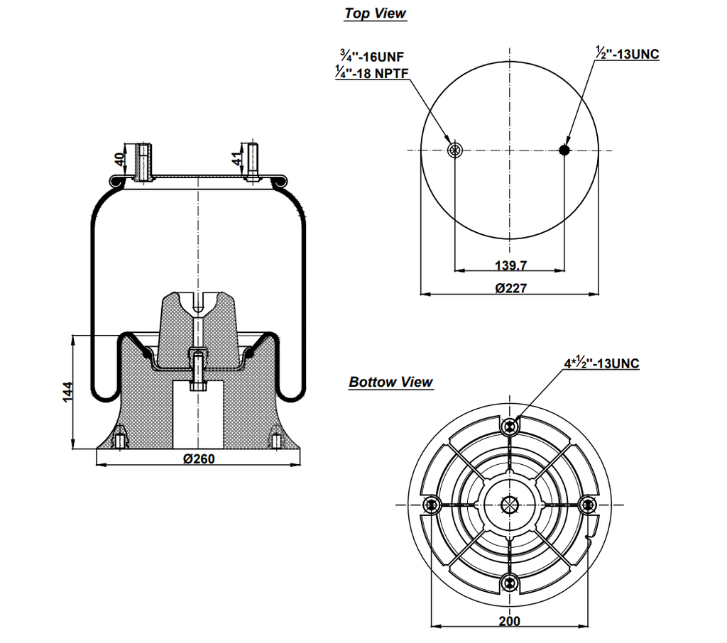 924156-05 CPP Air Spring Plastic Piston