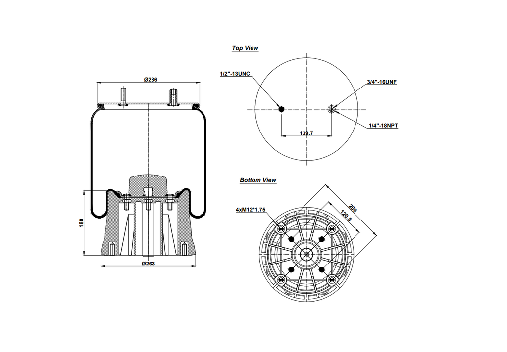 92813-05 CPP Air Spring Plastic Piston
