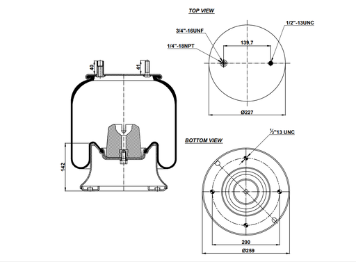 [9233217.20/2] 924156-20 C Air Spring Steel Piston