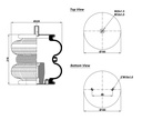 2B 220-215 İKİ KATLI SÜSP.KÖRÜĞÜ (M20x1.5 / M12x1.5-6H)