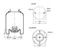 924156 C Air Spring Steel Piston