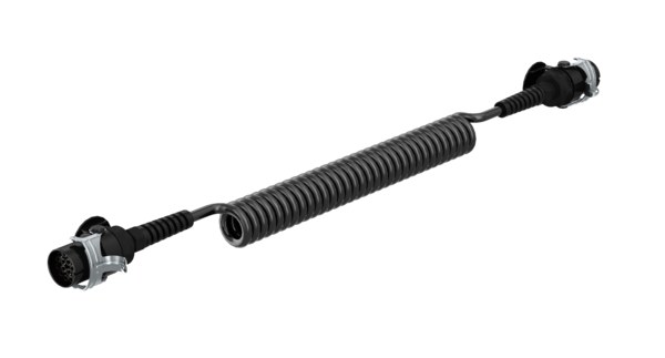 TRAILER ELECTRICAL CABLE (15P/24V, ISO12098, ADR, 3-5 METRE)
