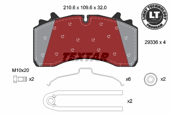 BRAKE PAD SET GIGANT