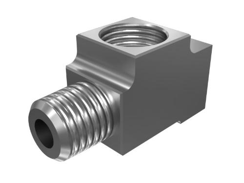 Inverted Flared to NPTF Tee Adapter