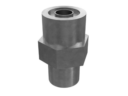 19.05mm Hexagonal Hydraulic Straight Adapter