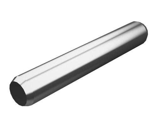 69.80MM LONG CHAMFERED EMBOUT ACIER DOWEL AXE