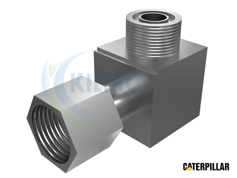 13/16-16 X 13/16-16 ROSCA 90-DEGREE ELBOW ADAPTER