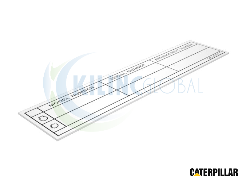 110MM LONG SERVICE INFORMATION PLAQUE