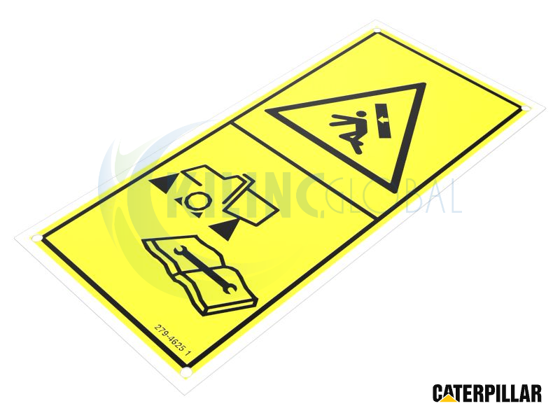 170MM LONG WARNING PLAQUE