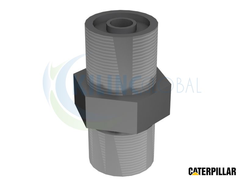 17.46MM HEXAGONAL PLAAT STAAL STRAIGHT ADAPTER