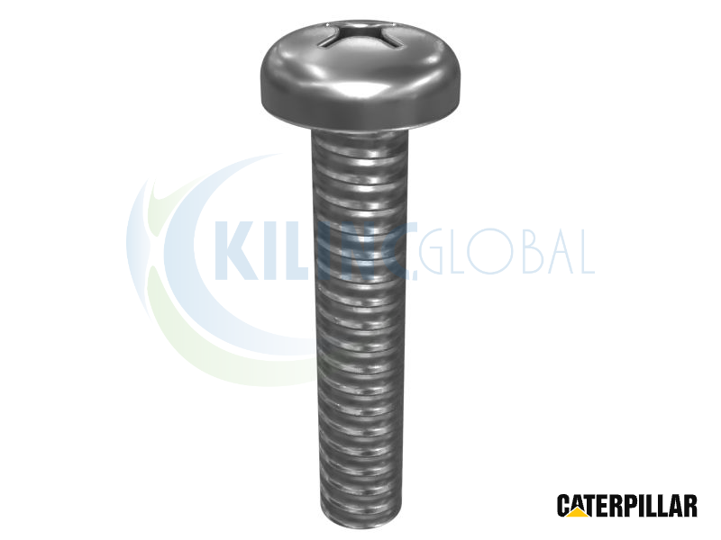 NO. 2 (.086)"-56 X 7/16" ROUNDED PAN KOP CROSS SLOT SCHROEF