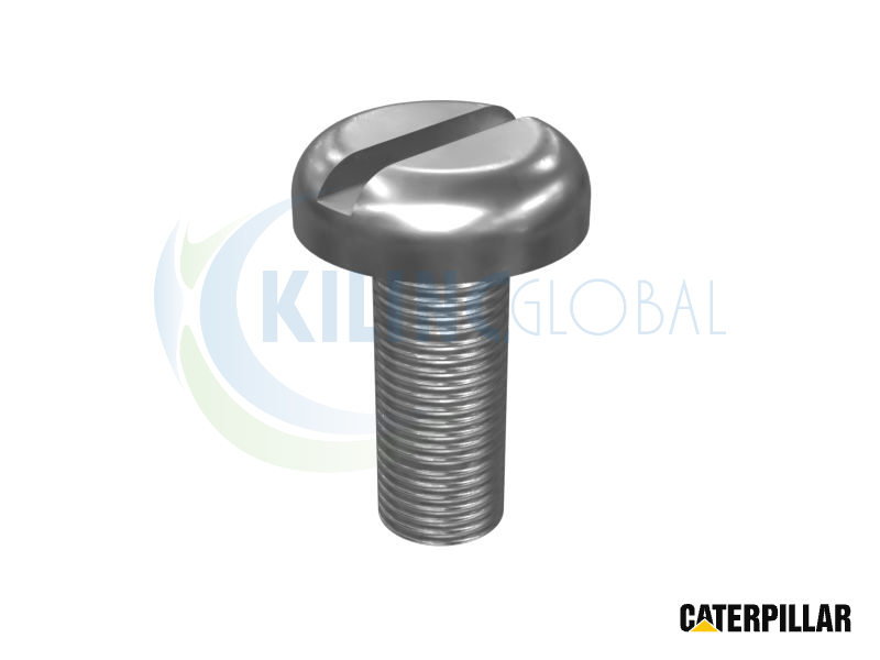M2.5-0.45 X 6MM ROUNDED PAN CULASSE SLOTTED VIS