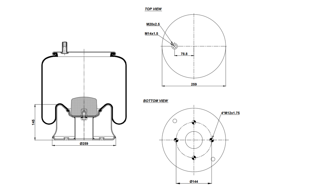 920081 C COUSSIN D'AIR PISTON ACIER