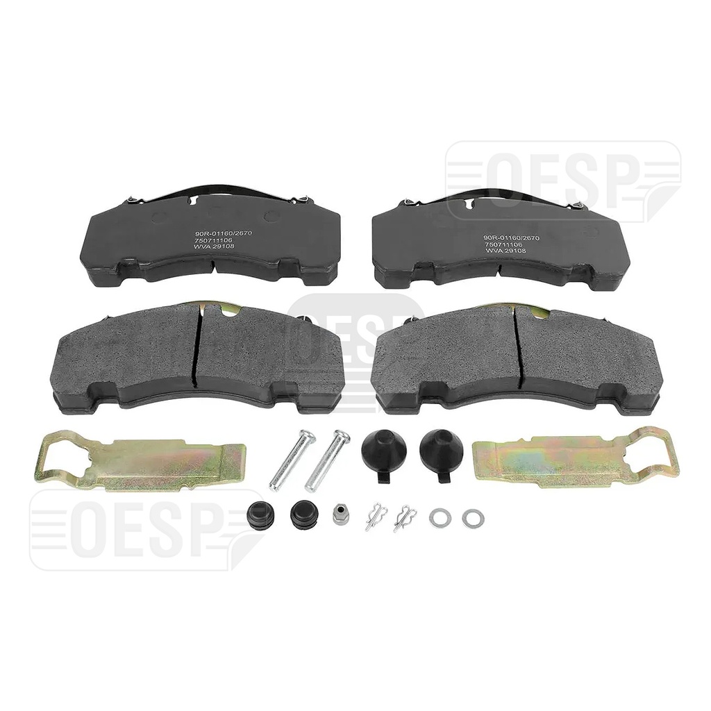 BRAKE DISC PAD WVA 29167