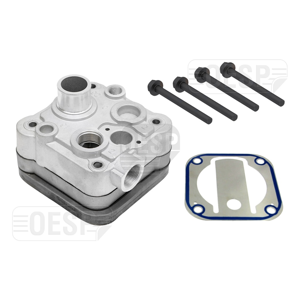 CYLINDER HEAD WITH PLATE KIT, COMPRESSOR