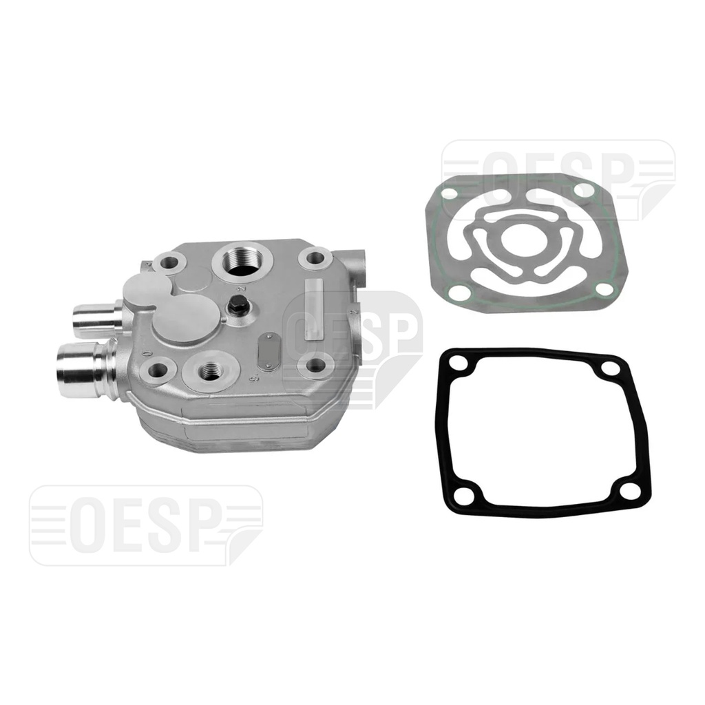 CYLINDER HEAD WITH PLATE KIT, COMPRESSOR