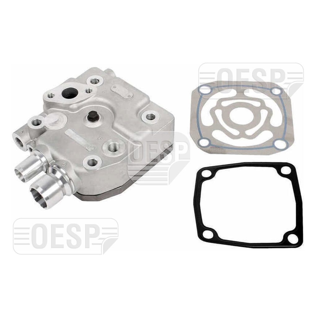 CYLINDER HEAD WITH PLATE KIT, COMPRESSOR