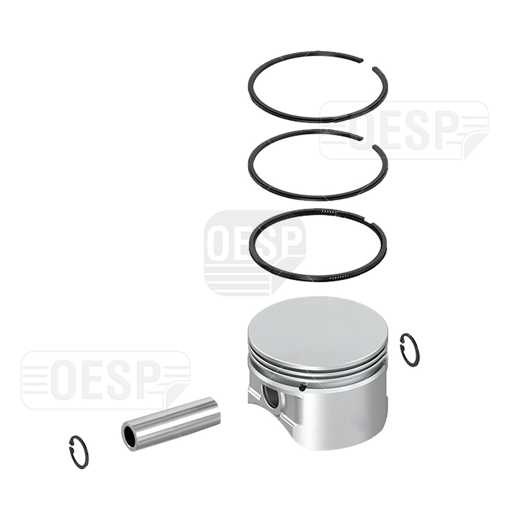 PISTON WITH RINGS 85.50 MM (+0.50), COMPRESSOR