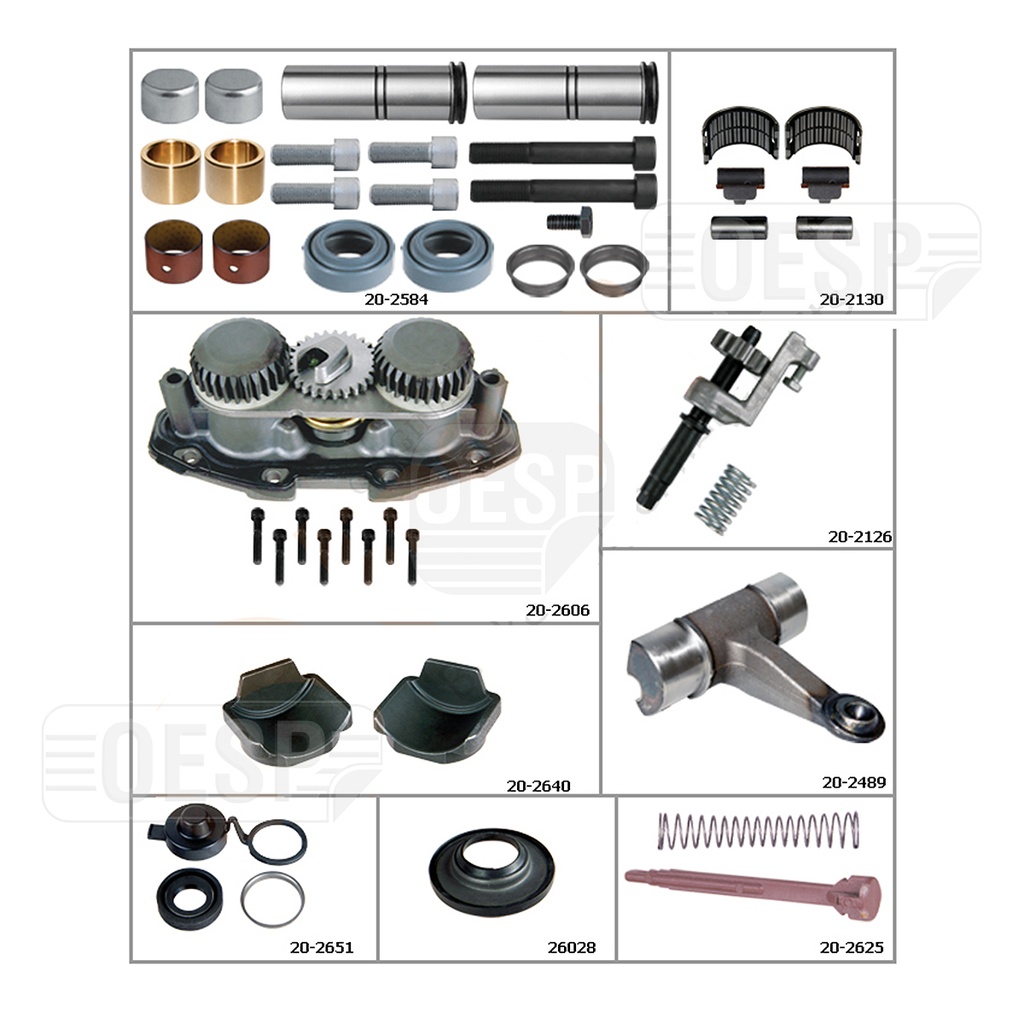 VOLVO-MERITOR REMKLAUW SET VOLLEDIG