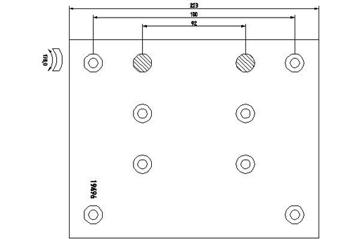 [TEX_1949602] FRENO LINING KIT MAN