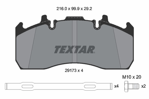 [TEX_2917301] قماشات فرامل طقم RENAULT