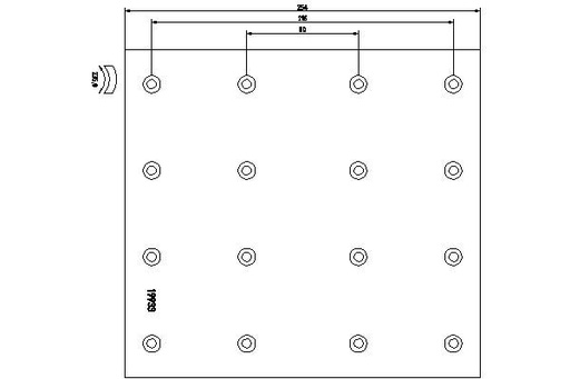 [TEX_1993301] FREIN LINING KIT SCANIA