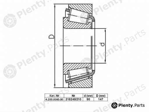 [SAF_4200100600] WHEEL BEARING