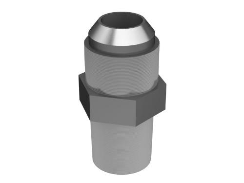 [CTP_9M6522] 1/2-14 NPTF HEX KOP FLARED ADAPTER