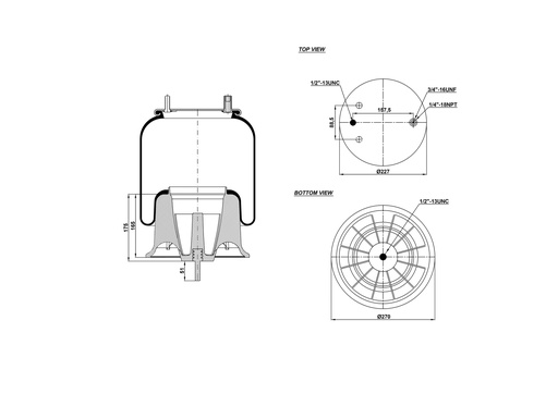 [9233295.P/2] 922303 CPP Air Spring Plastic Piston