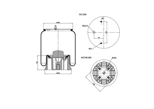 [9233428.P/2] 922919 CPP COUSSIN D'AIR PISTON PLASTIQUE