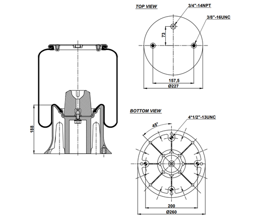 [9233218.06.P/2] 924159-06 CPP Air Spring Plastic Piston