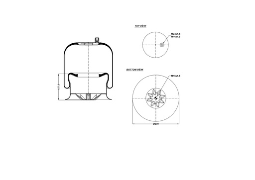 [9233261.02/2] 924757-02 C Air Spring Steel Piston