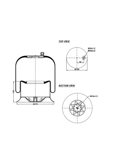 [9233261.29/2] 924757-29 C Air Spring Steel Piston