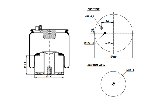 [9233254/2] 924883 C COUSSIN D'AIR PISTON ACIER