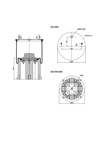 [9233234.01.P/2] 924912-01 CPP Air Spring Plastic Piston