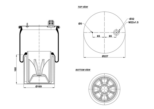 [9233441.01.P/2] 926121-01 CPP Air Spring Plastic Piston