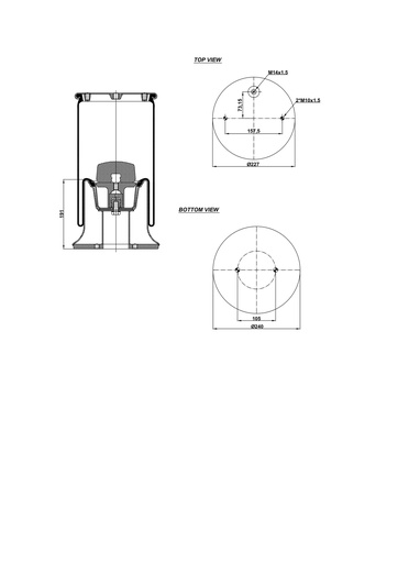 [9233320/2] 927315 C COUSSIN D'AIR PISTON ACIER