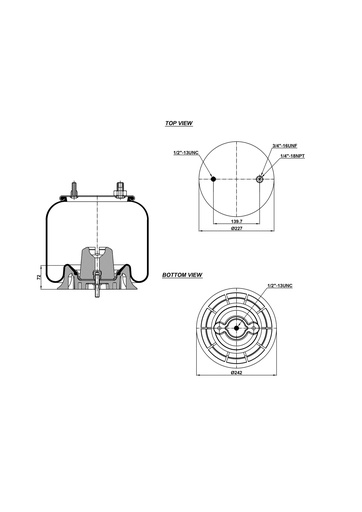 [9233366.P/2] 928204  CPP Air Spring Plastic Piston