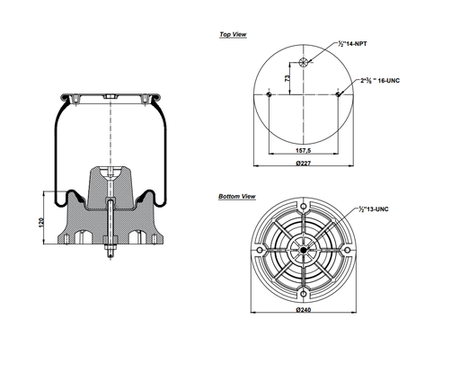 [9233478.P/2] 928813  CPP Air Spring Plastic Piston
