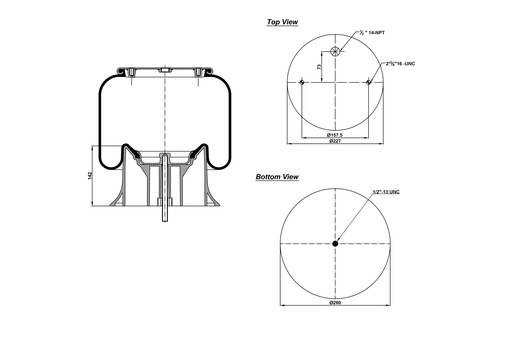 [9233378.P/2] 928852 CPP Air Spring Plastic Piston