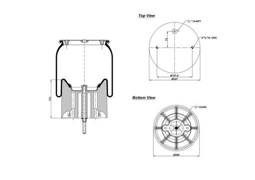 [9233463.P/2] 928864  CPP Air Spring Plastic Piston
