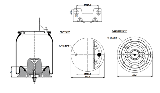[9233489.P/2] 929335  CPP Air Spring Plastic Piston