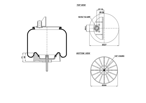 [9233415.P/2] 929622 CPP Air Spring Plastic Piston