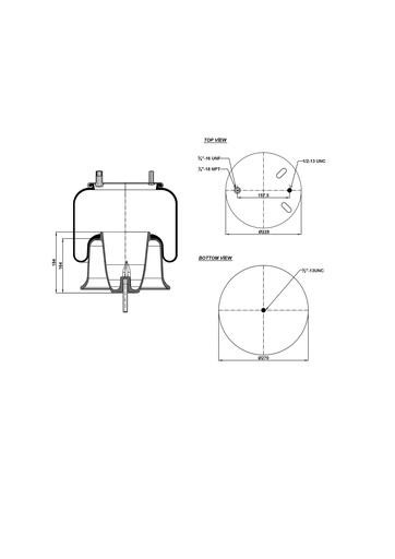 [9233417.A/2] 929640 CA Air Spring Aluminum Piston