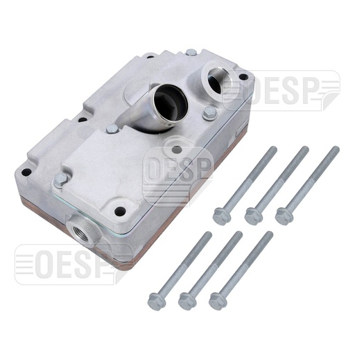 [1708250 00] LUCHTCOMPRESSOR CILINDERKOP MET PLAAT