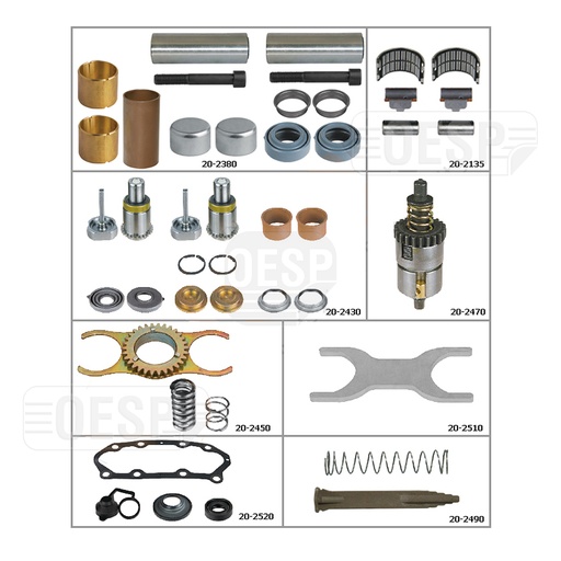 [0422232] VOLVO RIGHT CALIPER KIT