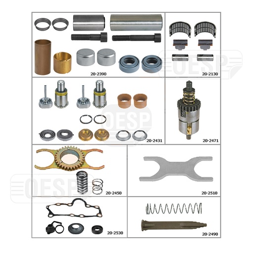 [0422222] VOLVO LEFT CALIPER KIT