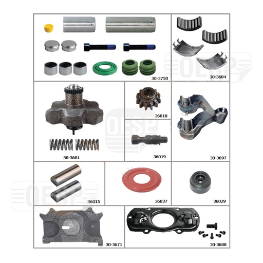 [0423222] AROCS MP4 RECHTS REMKLAUW SET