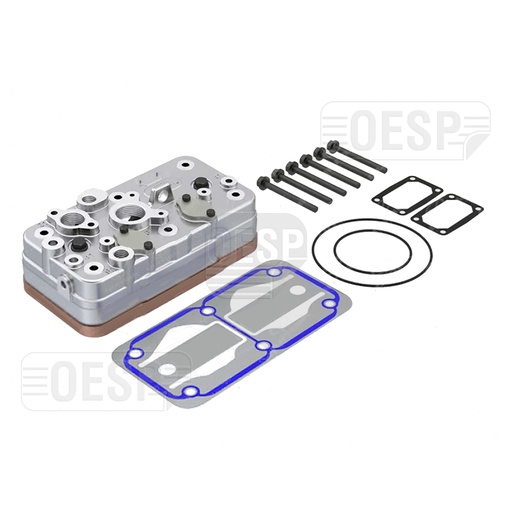 [3204861 00] AIR COMPRESSOR CYLINDER HEAD WITH PLATE