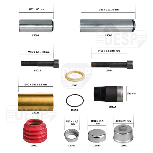 [0421403] GUIDES & SEALS RÉPARATION KITS